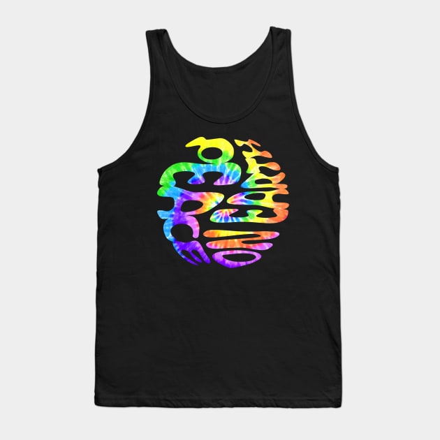 60s 70s Retro Flower Power - Peace On Earth 2 Tank Top by EDDArt